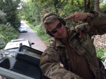 Tank Limo Drives Anti-Fracking Campagners too David Cameron House 7
