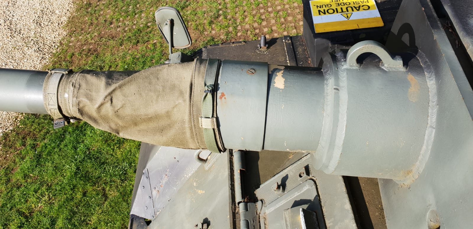 Alvis Saladin with Deactivated 76mm Gun