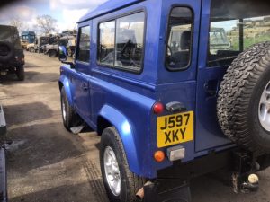 Land Rover Defender J597XKY