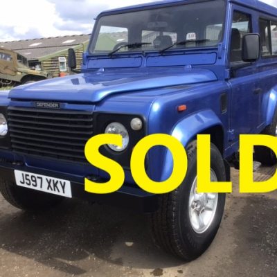 Land Rover Defender J597XKY £14327 no vat