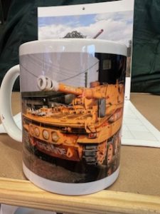 Gift Mug The grenade tank. Eat choc bars and look like