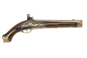 Flintlock left handed continental military holster pistol no 27