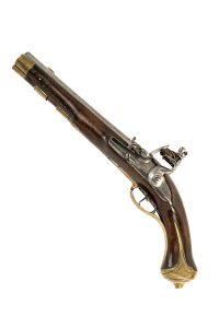 Flintlock left handed continental military holster pistol no 27