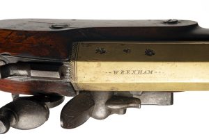 20 bore flintlock brass barrelled blunderbuss jones wrexham