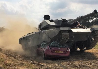 The best Private Tanks car crush Driving Experience