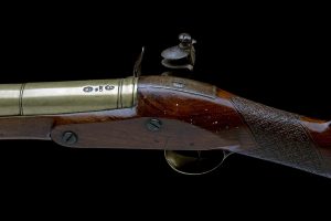 10-BORE FLINTLOCK BRASS-BARRELLED BLUNDERBUSS