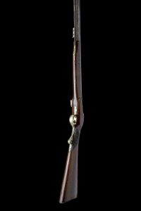 10-BORE FLINTLOCK SHOT AND BALL-GUN SIGNED LANDER