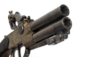 50-BORE FLINTLOCK TAP-ACTION OVER-UNDER