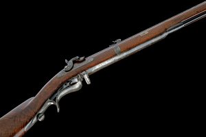 SIGNED PANCHAUD A LAUSANNE A 16mm CONTINENTAL SPORTING MATCH RIFLE