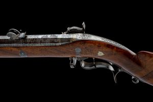 SIGNED PANCHAUD A LAUSANNE A 16mm CONTINENTAL SPORTING MATCH RIFLE
