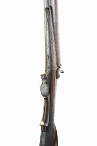 PINFIRE DOUBLE-BARRELLED SPORTING-GUN, UNSIGNED, serial no. 8079