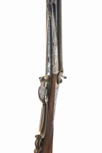 serial no. 25802 16-BORE PINFIRE DOUBLE-BARRELLED SPORTING-GUN,