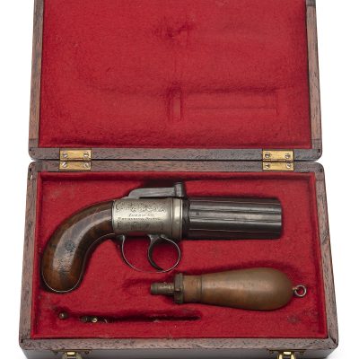 80-BORE PERCUSSION 'IMPROVED REVOLVING PISTOL