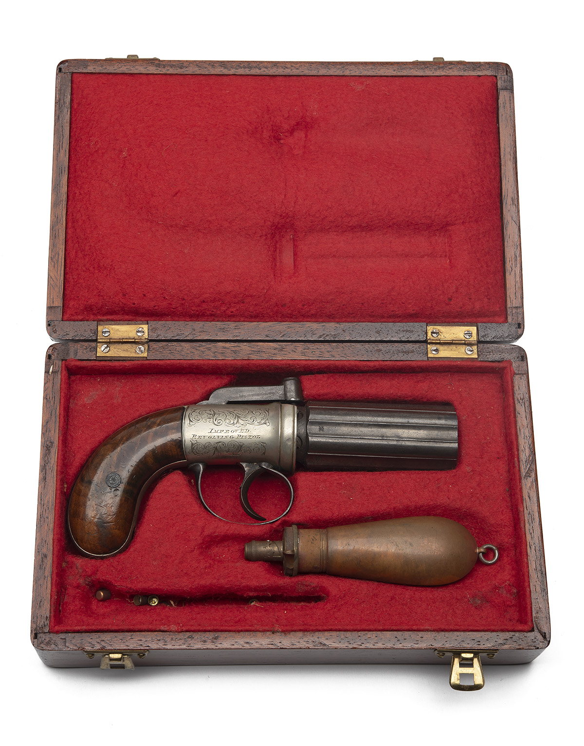 80-BORE PERCUSSION 'IMPROVED REVOLVING PISTOL