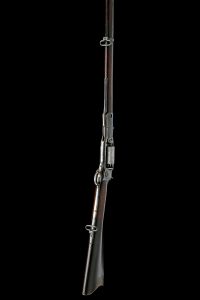 RARE .56 PERCUSSION COLT MODEL 1855 RIFLE serial no 2402