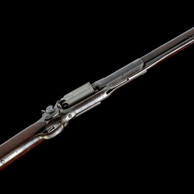 RARE .56 PERCUSSION COLT MODEL 1855 RIFLE serial no 2402