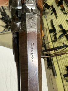 H Beckwith saw handled dueling pistol. 