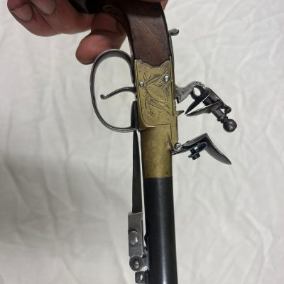 Henry nock flintlock pistol
