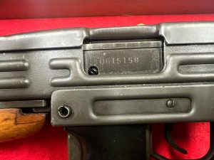 UZI 9MM deactivated in display case