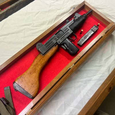 UZI 9MM deactivated in display case