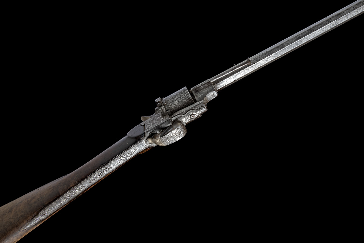 LEPAGE PARIS 15mm PINFIRE REVOLVING RIFLE