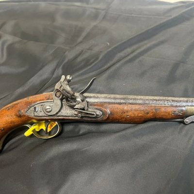 MILITARY GEORGIAN PATTERN 1796 LIGHT DRAGOON FLINTLOCK PISTOL TOWER