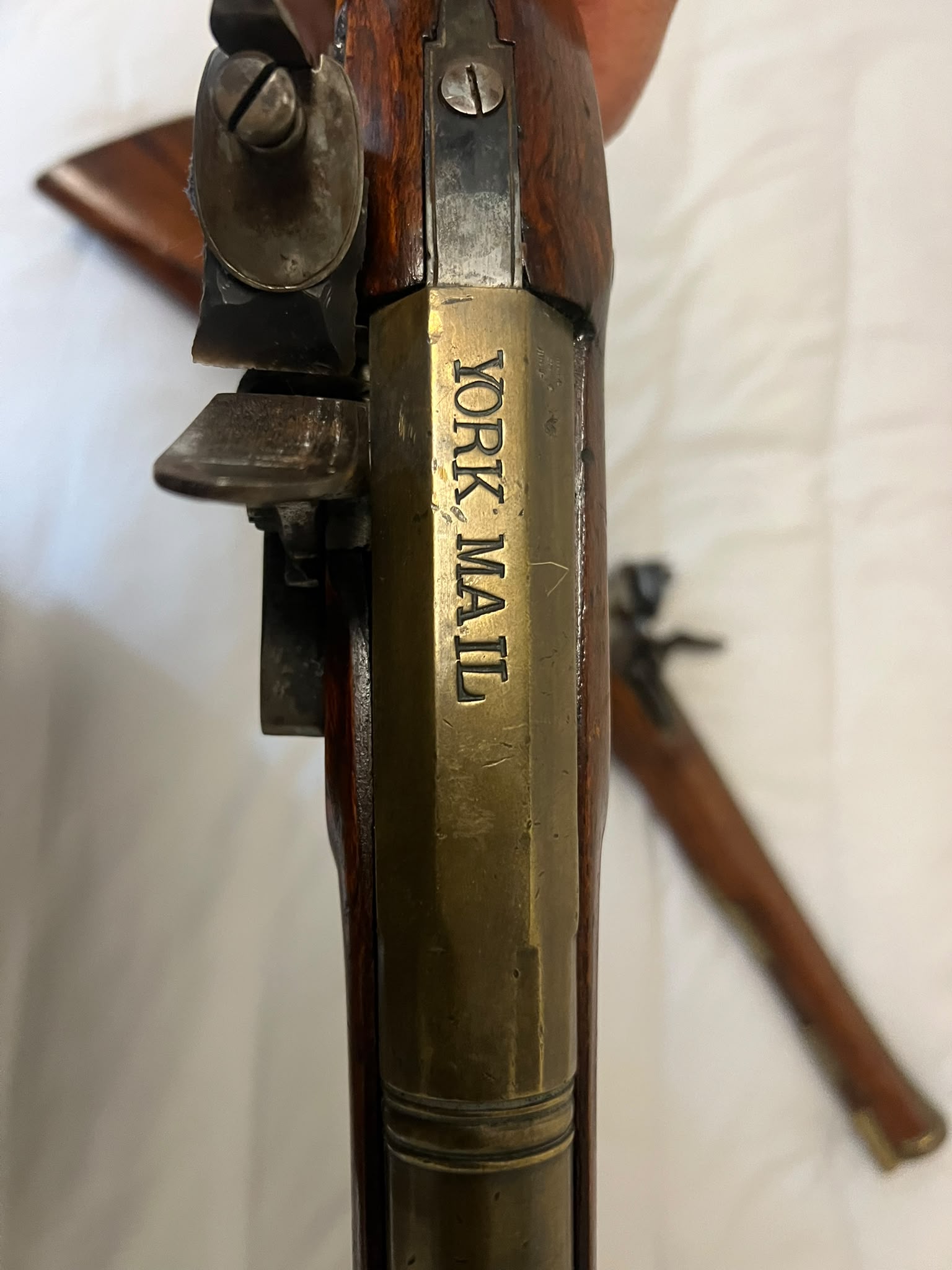 York mail blunderbuss pair